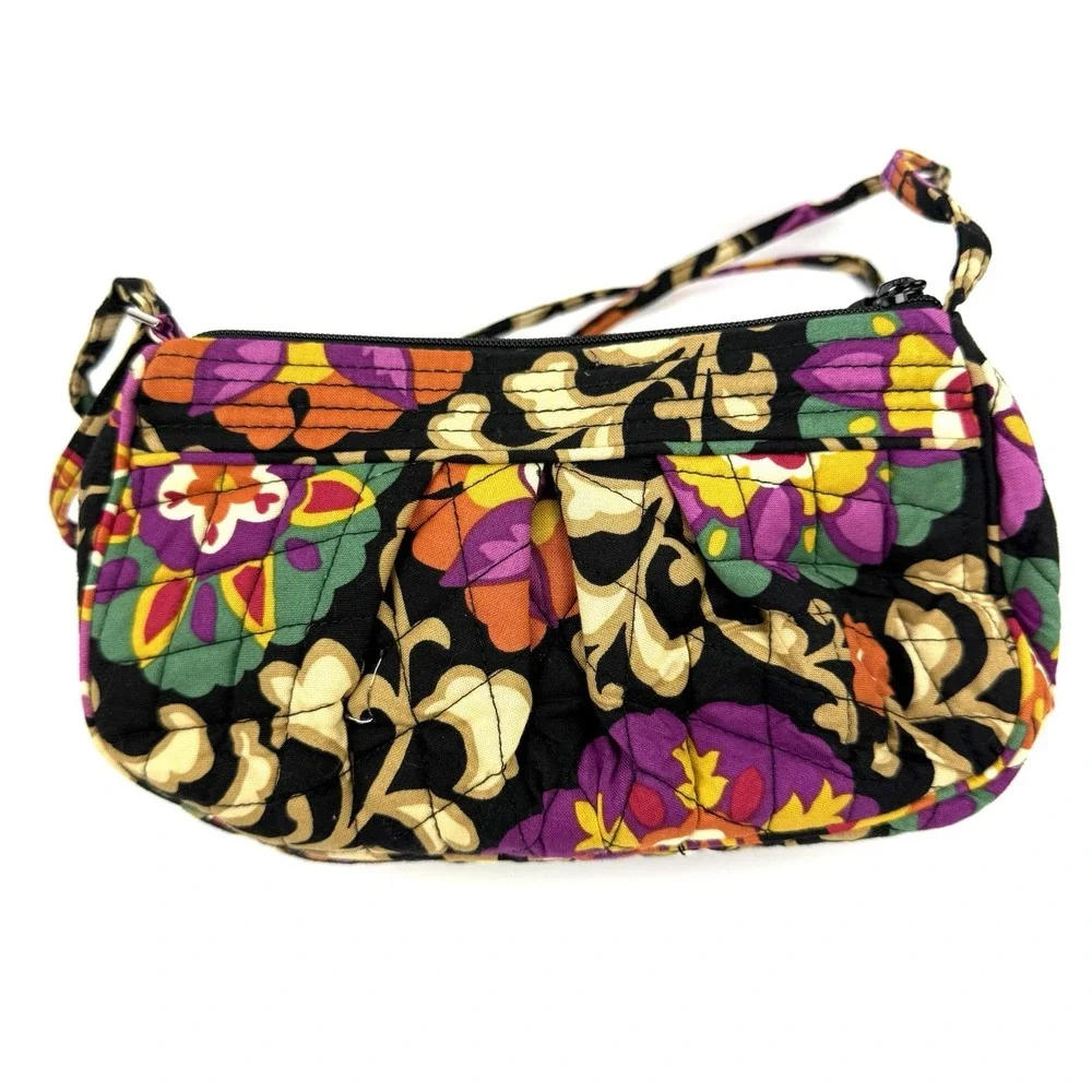 Vera Bradley Frannie Crossbody Suzani Quilted Cottage Core Retired Pattern New